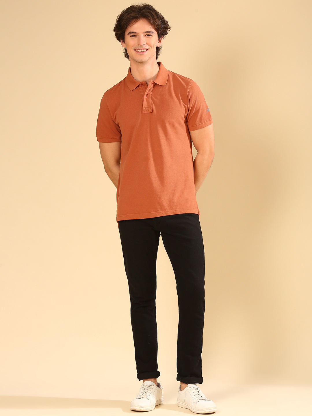 TVS Originals 100% Cotton Overdyed Polo T-Shirt for Men | Heavyweight 240 GSM | Washed Finish for Vintage Look | Classic Fit with Side Slits | Soft Ribbed Collar | Durable, Pre-washed, Premium Feel